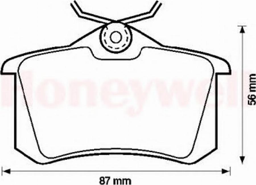 BENDIX 571361B - Bremsbelagsatz, Scheibenbremse alexcarstop-ersatzteile.com