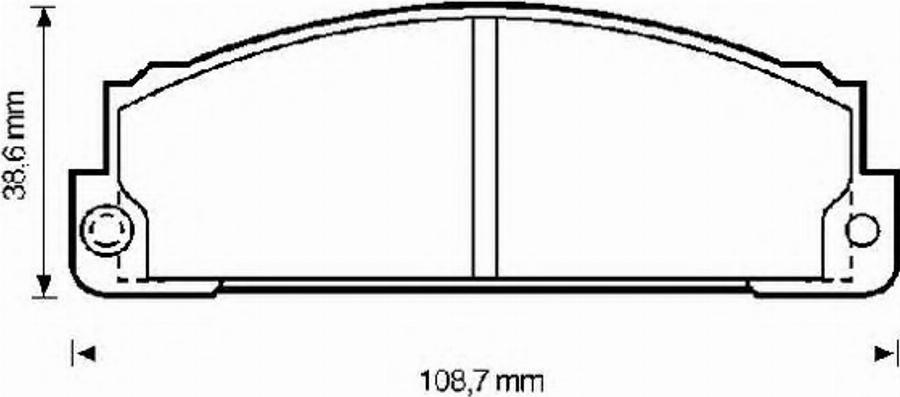 BENDIX 571362B - Bremsbelagsatz, Scheibenbremse alexcarstop-ersatzteile.com