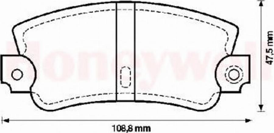 BENDIX 571301B - Bremsbelagsatz, Scheibenbremse alexcarstop-ersatzteile.com