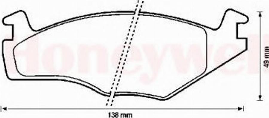 BENDIX 571316B - Bremsbelagsatz, Scheibenbremse alexcarstop-ersatzteile.com