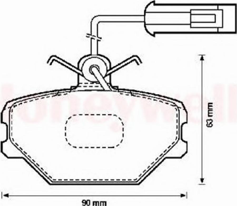 BENDIX 571330B - Bremsbelagsatz, Scheibenbremse alexcarstop-ersatzteile.com