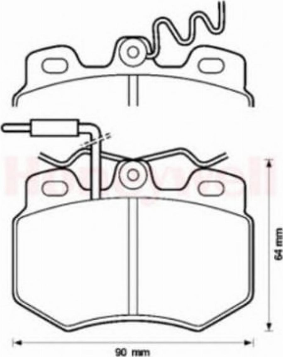 BENDIX 571320X - Bremsbelagsatz, Scheibenbremse alexcarstop-ersatzteile.com