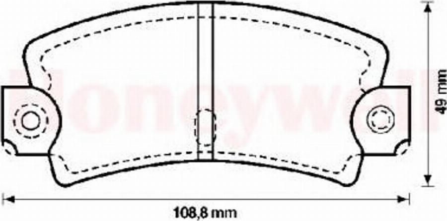 BENDIX 571243B - Bremsbelagsatz, Scheibenbremse alexcarstop-ersatzteile.com