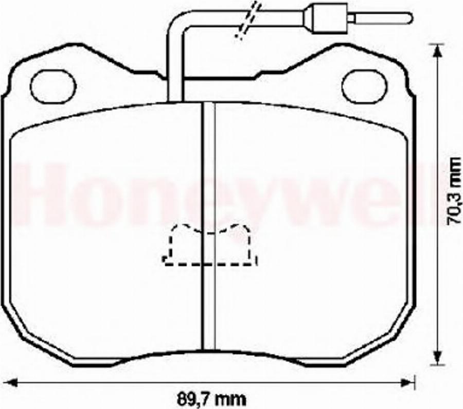 BENDIX 571228B - Bremsbelagsatz, Scheibenbremse alexcarstop-ersatzteile.com