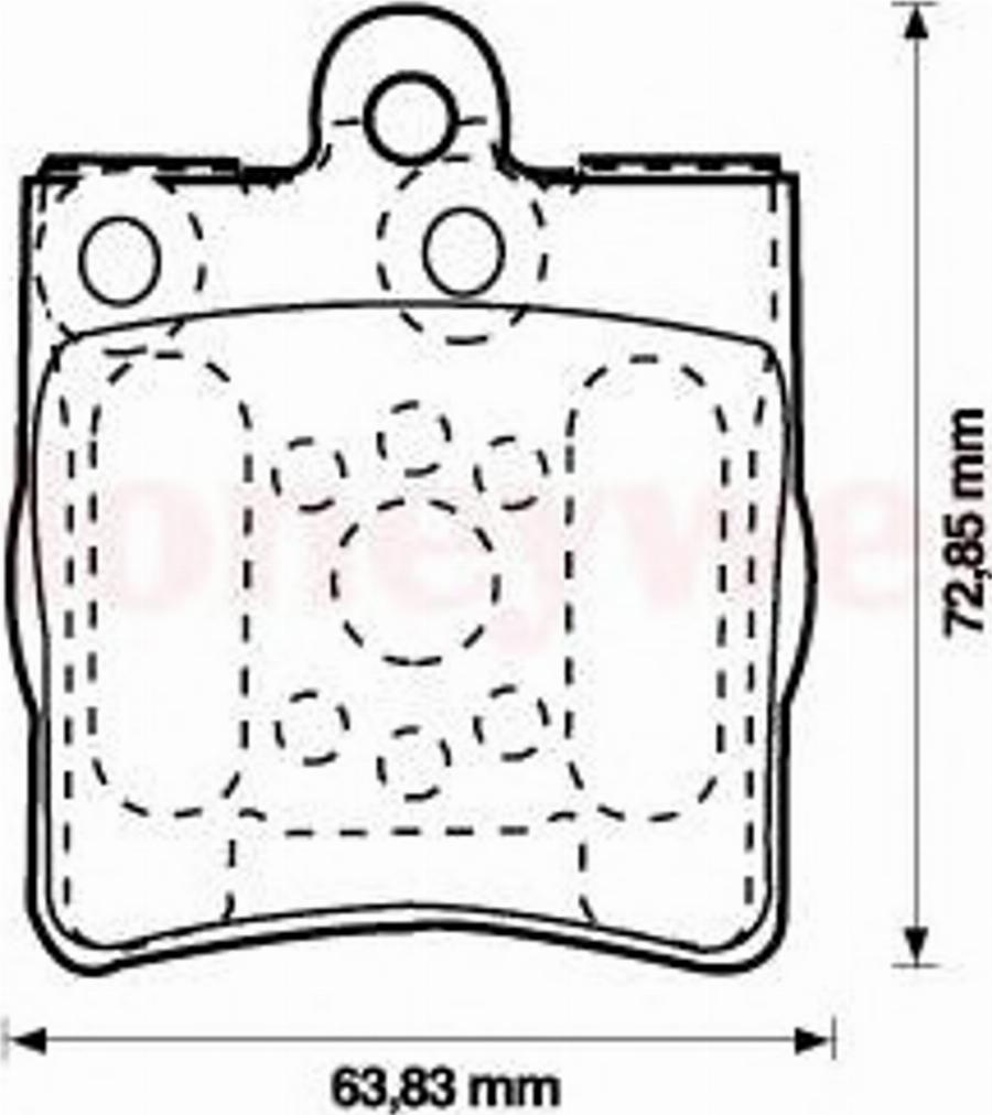 BENDIX 573093 B - Bremsbelagsatz, Scheibenbremse alexcarstop-ersatzteile.com