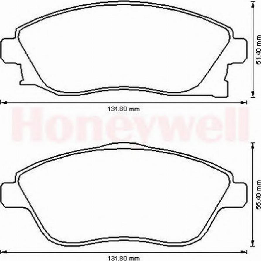 BENDIX 573011 B - Bremsbelagsatz, Scheibenbremse alexcarstop-ersatzteile.com