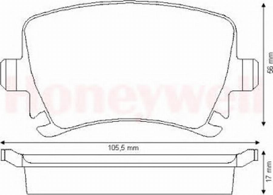 BENDIX 573158B - Bremsbelagsatz, Scheibenbremse alexcarstop-ersatzteile.com