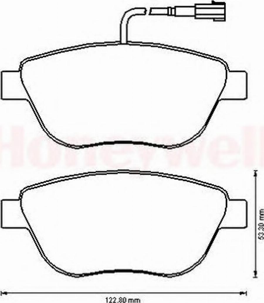 BENDIX 573164B - Bremsbelagsatz, Scheibenbremse alexcarstop-ersatzteile.com