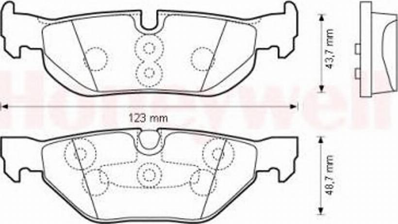 BENDIX 573139 B - Bremsbelagsatz, Scheibenbremse alexcarstop-ersatzteile.com