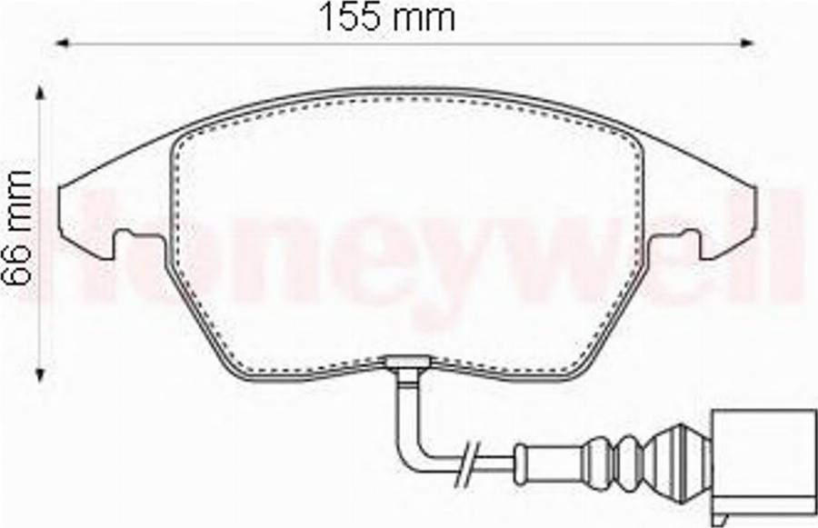 BENDIX 573128 B - Bremsbelagsatz, Scheibenbremse alexcarstop-ersatzteile.com