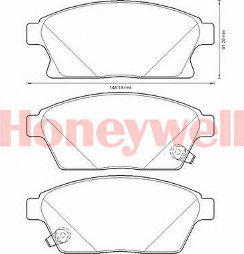 BENDIX 573325B - Bremsbelagsatz, Scheibenbremse alexcarstop-ersatzteile.com