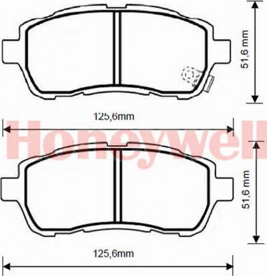 BENDIX 573249B - Bremsbelagsatz, Scheibenbremse alexcarstop-ersatzteile.com