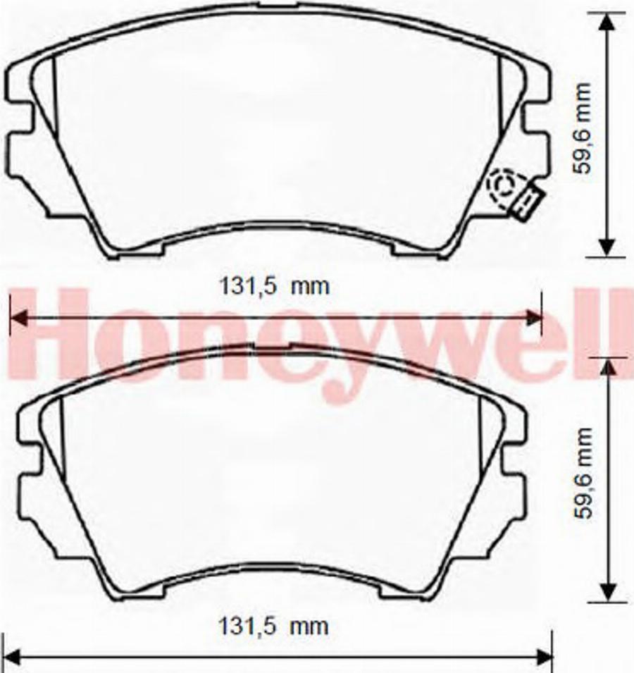 BENDIX 573269B - Bremsbelagsatz, Scheibenbremse alexcarstop-ersatzteile.com