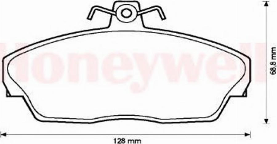 BENDIX 573203B - Bremsbelagsatz, Scheibenbremse alexcarstop-ersatzteile.com