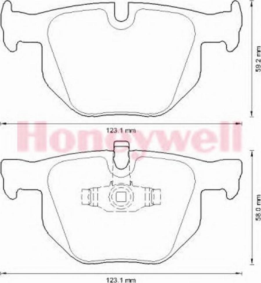 BENDIX 573285B - Bremsbelagsatz, Scheibenbremse alexcarstop-ersatzteile.com