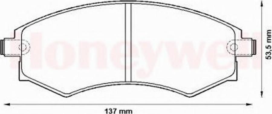 BENDIX 572496B - Bremsbelagsatz, Scheibenbremse alexcarstop-ersatzteile.com