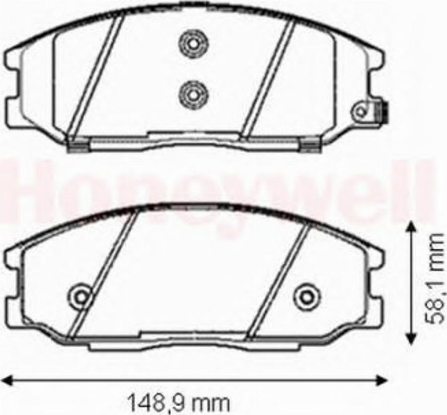 BENDIX 572453B - Bremsbelagsatz, Scheibenbremse alexcarstop-ersatzteile.com