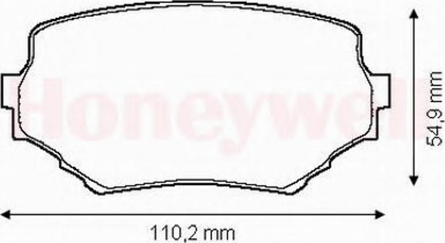 BENDIX 572420B - Bremsbelagsatz, Scheibenbremse alexcarstop-ersatzteile.com