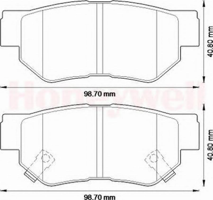 BENDIX 572557B - Bremsbelagsatz, Scheibenbremse alexcarstop-ersatzteile.com