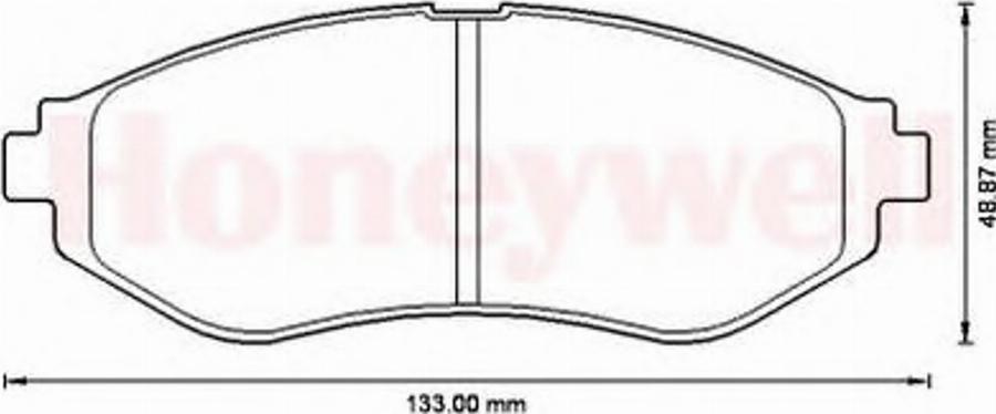 BENDIX 572539B - Bremsbelagsatz, Scheibenbremse alexcarstop-ersatzteile.com