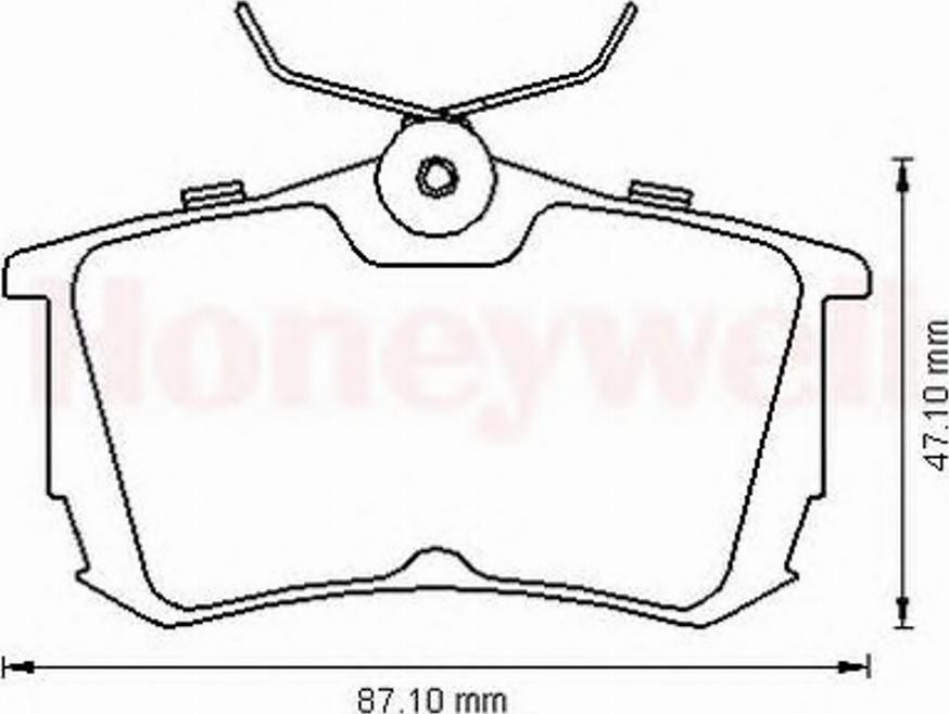 BENDIX 572520B - Bremsbelagsatz, Scheibenbremse alexcarstop-ersatzteile.com