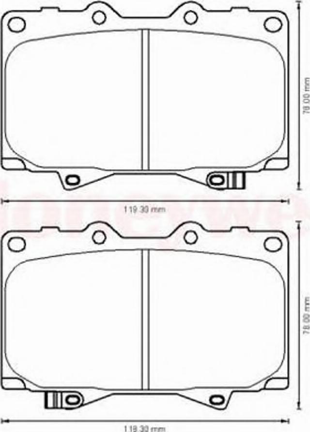 BENDIX 572528B - Bremsbelagsatz, Scheibenbremse alexcarstop-ersatzteile.com