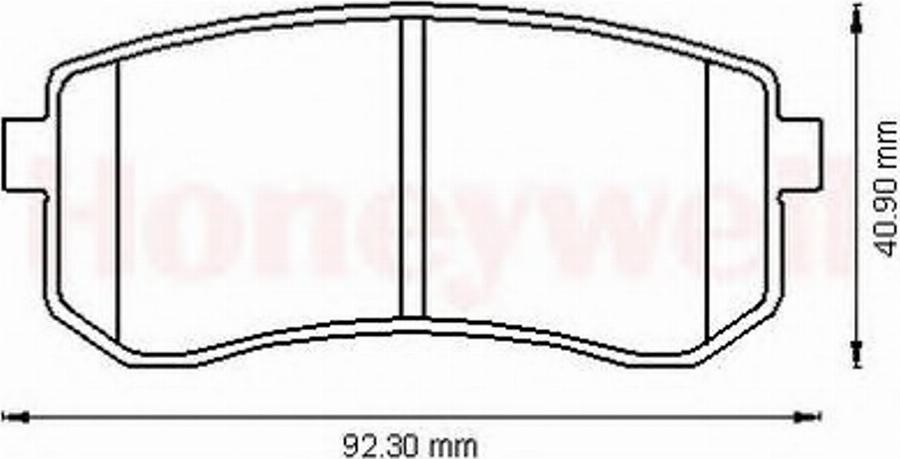 BENDIX 572527B - Bremsbelagsatz, Scheibenbremse alexcarstop-ersatzteile.com