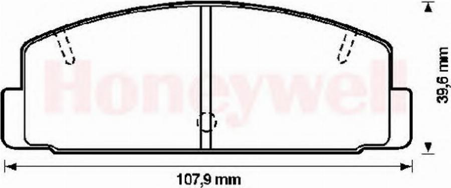 BENDIX 572193B - Bremsbelagsatz, Scheibenbremse alexcarstop-ersatzteile.com