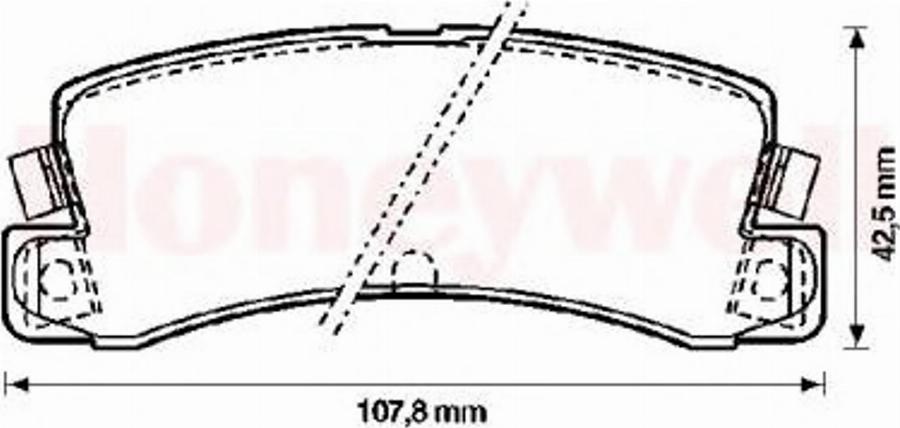 BENDIX 572188B - Bremsbelagsatz, Scheibenbremse alexcarstop-ersatzteile.com