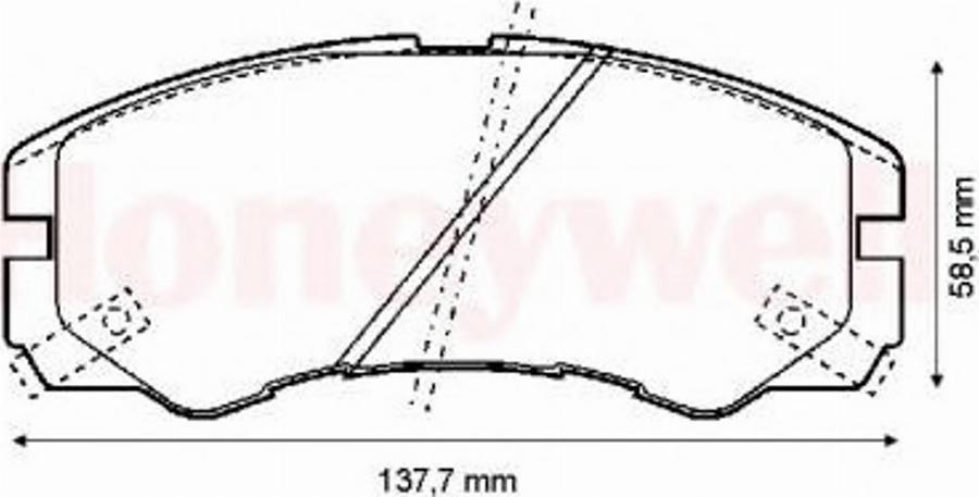 BENDIX 572348B - Bremsbelagsatz, Scheibenbremse alexcarstop-ersatzteile.com