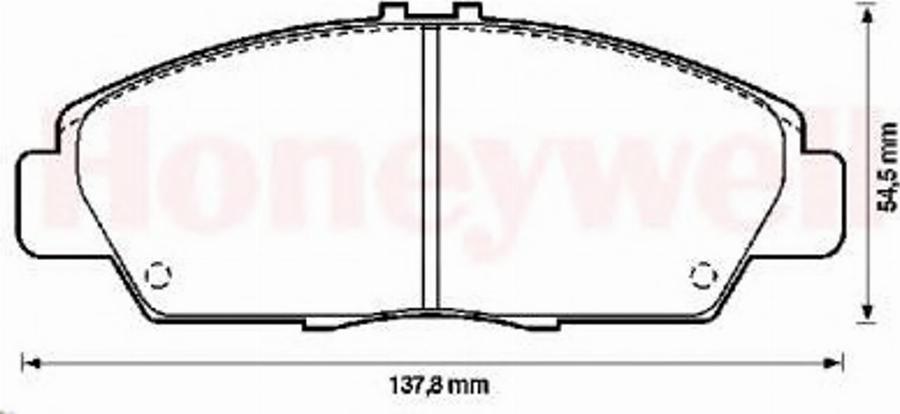 BENDIX 572350B - Bremsbelagsatz, Scheibenbremse alexcarstop-ersatzteile.com