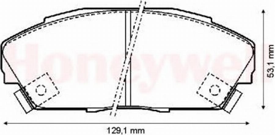 BENDIX 572309B - Bremsbelagsatz, Scheibenbremse alexcarstop-ersatzteile.com