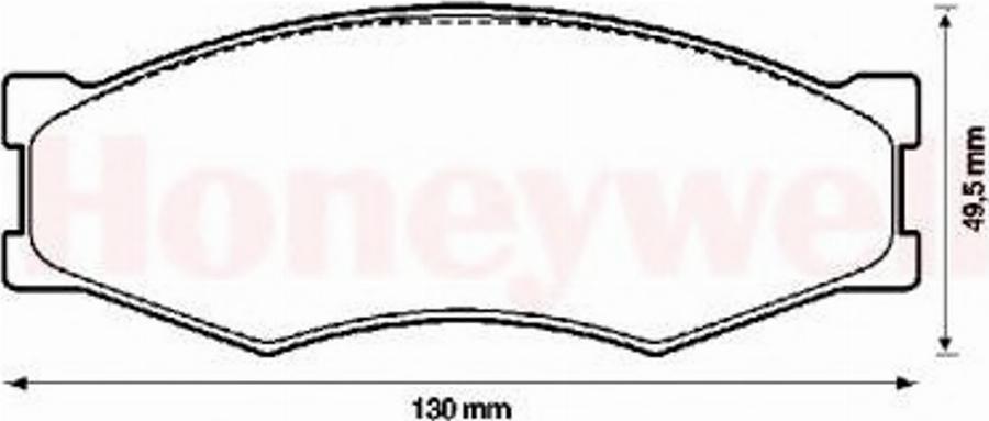 BENDIX 572312B - Bremsbelagsatz, Scheibenbremse alexcarstop-ersatzteile.com