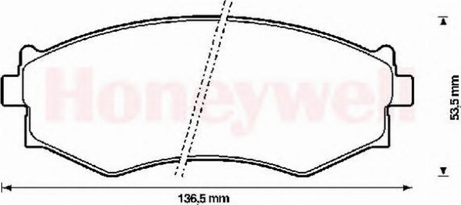 BENDIX 572338B - Bremsbelagsatz, Scheibenbremse alexcarstop-ersatzteile.com