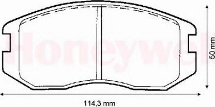 BENDIX 572375B - Bremsbelagsatz, Scheibenbremse alexcarstop-ersatzteile.com