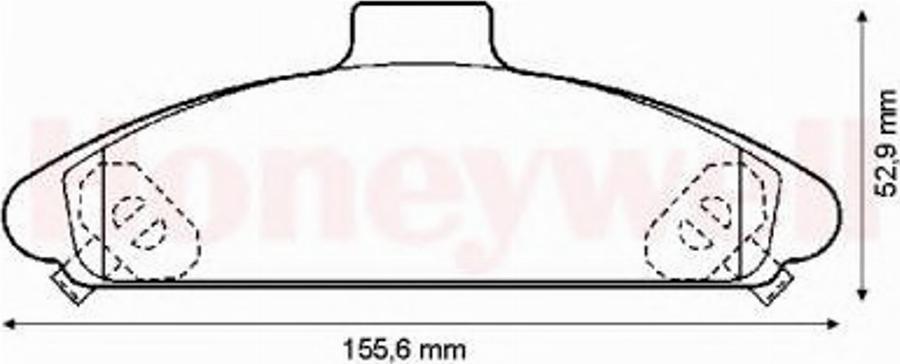 BENDIX 572371B - Bremsbelagsatz, Scheibenbremse alexcarstop-ersatzteile.com