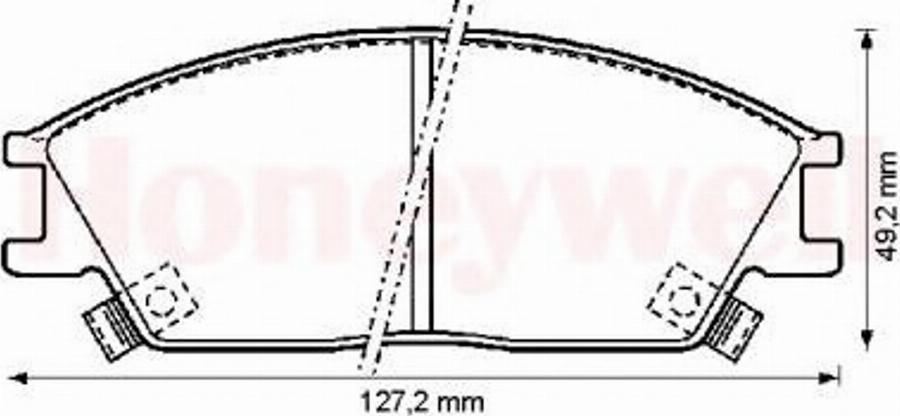 BENDIX 572269B - Bremsbelagsatz, Scheibenbremse alexcarstop-ersatzteile.com