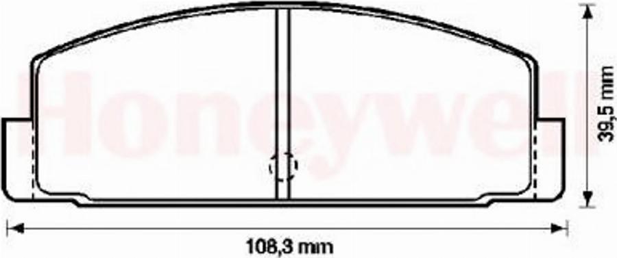 BENDIX 572203B - Bremsbelagsatz, Scheibenbremse alexcarstop-ersatzteile.com