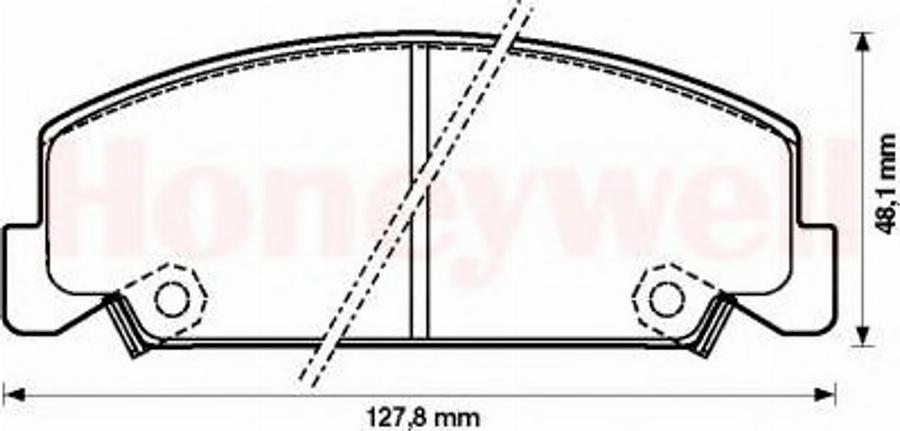 BENDIX 572284B - Bremsbelagsatz, Scheibenbremse alexcarstop-ersatzteile.com