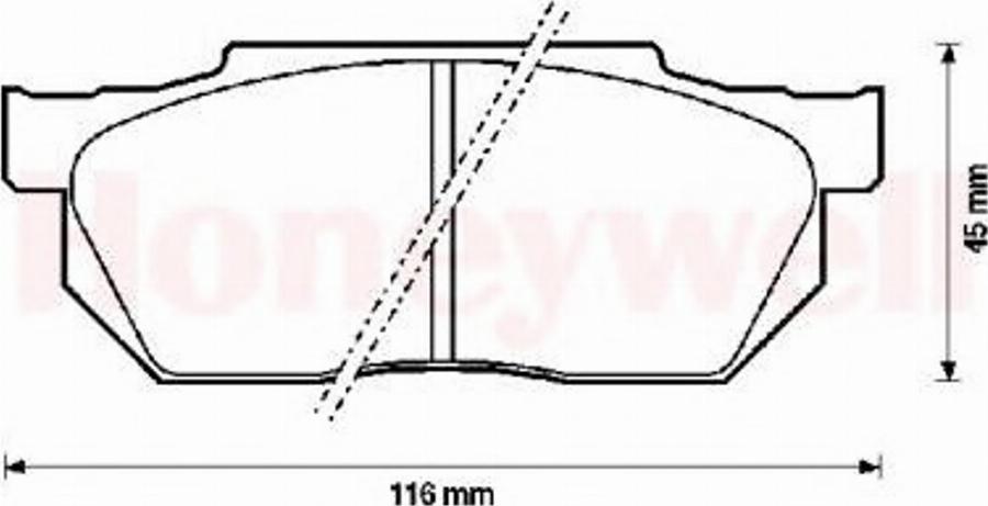 BENDIX 572237B - Bremsbelagsatz, Scheibenbremse alexcarstop-ersatzteile.com