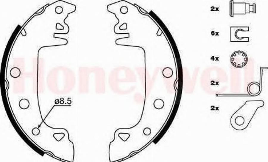 BENDIX 362303B - Bremsbackensatz alexcarstop-ersatzteile.com