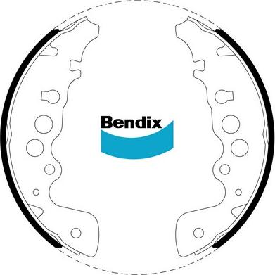 Bendix-AU BS1787 - Bremsbackensatz alexcarstop-ersatzteile.com