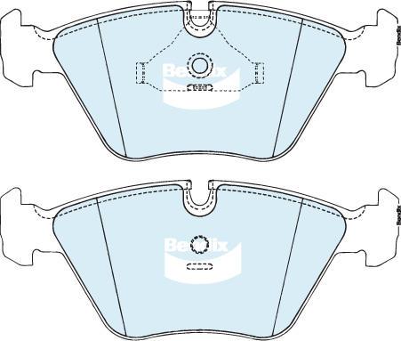 Bendix-AU DB1131 EURO+ - Bremsbelagsatz, Scheibenbremse alexcarstop-ersatzteile.com