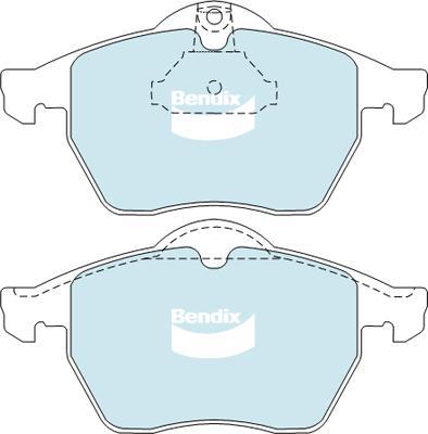 Bendix-AU DB1351 EURO+ - Bremsbelagsatz, Scheibenbremse alexcarstop-ersatzteile.com