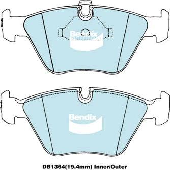 Dynamatrix DBP4753 - Bremsbelagsatz, Scheibenbremse alexcarstop-ersatzteile.com