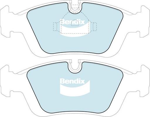 Bendix-AU DB1224 EURO+ - Bremsbelagsatz, Scheibenbremse alexcarstop-ersatzteile.com