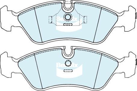 Bendix-AU DB1228 EURO+ - Bremsbelagsatz, Scheibenbremse alexcarstop-ersatzteile.com