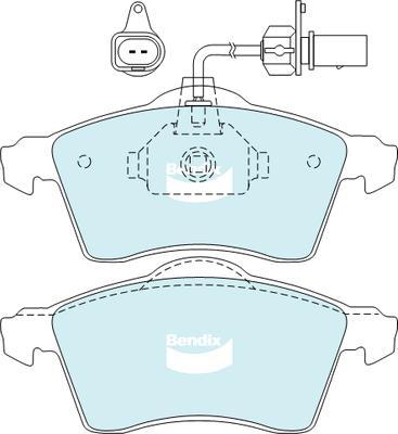 HELLA T1196 - Bremsbelagsatz, Scheibenbremse alexcarstop-ersatzteile.com