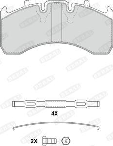 Beral 2916930004195624 - Bremsbelagsatz, Scheibenbremse alexcarstop-ersatzteile.com