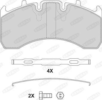 Beral 2916930004145624 - Bremsbelagsatz, Scheibenbremse alexcarstop-ersatzteile.com